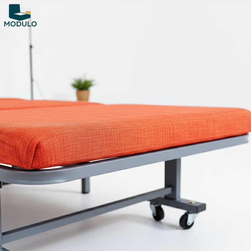 Giường gấp gọn cam - Ảnh 4