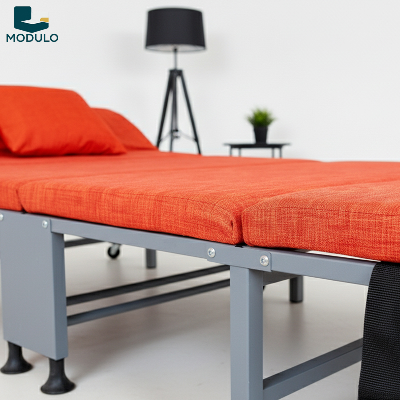 Giường gấp gọn cam - Ảnh 5