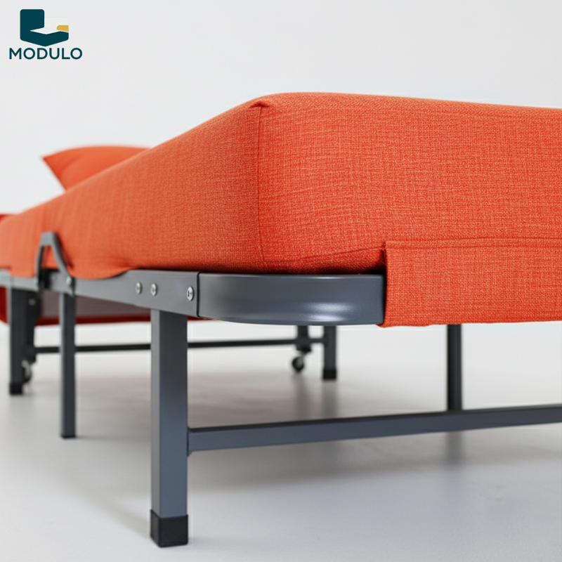 Giường gấp gọn cam - Ảnh 6