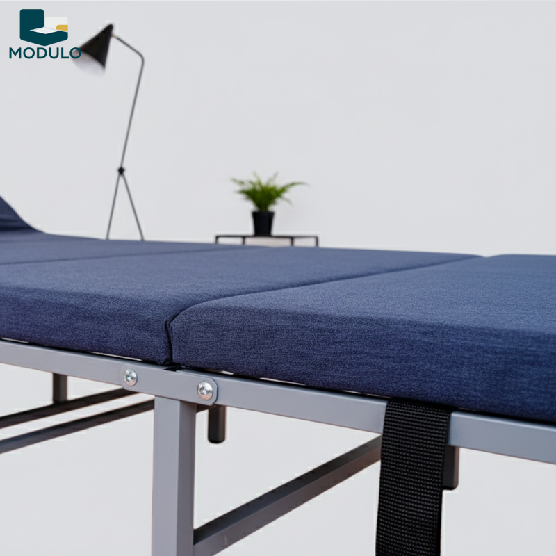 Giường gấp gọn xanh than - Ảnh 3