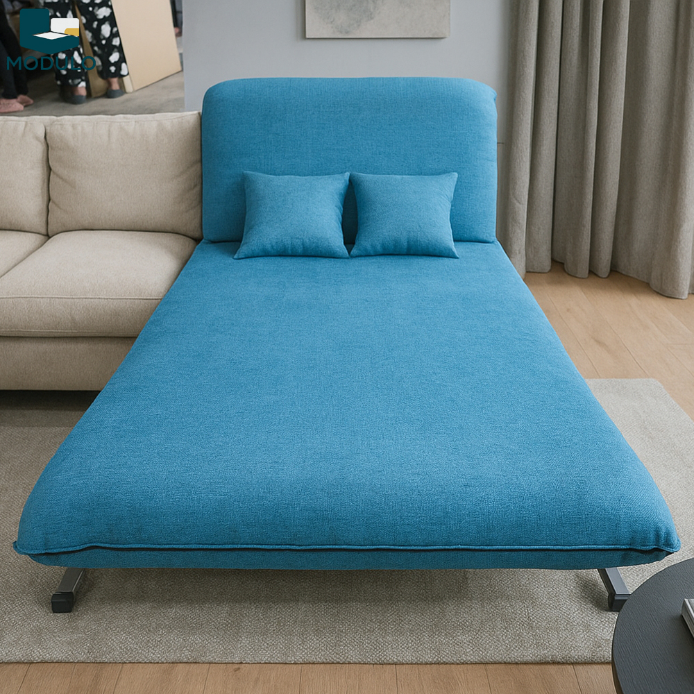 Sofa gấp gọn xanh - Ảnh 2