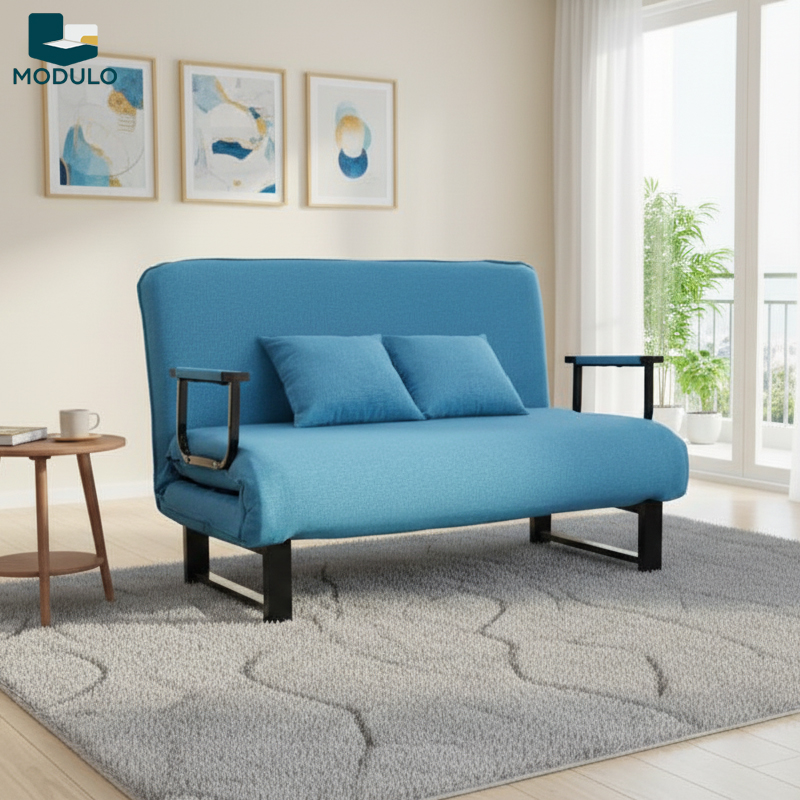 Sofa gấp gọn xanh - Ảnh 3