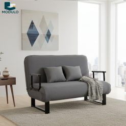 Sofa gấp gọn xám